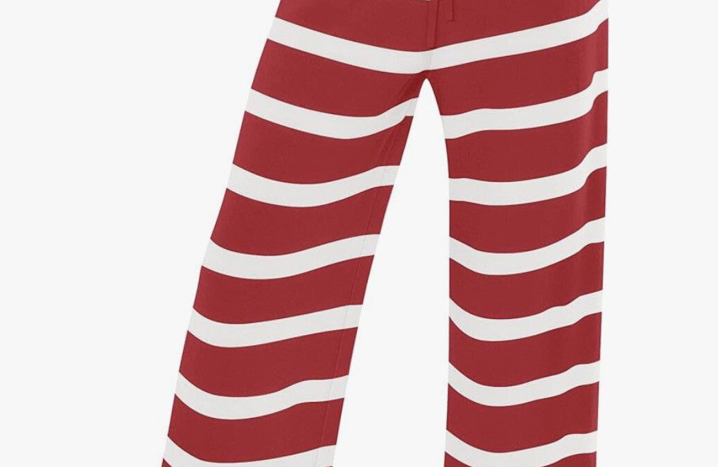 Casual Striped Wide Leg Lounge Pants or Pajama Pants – $16